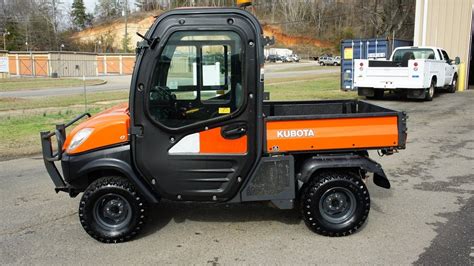 This is one heavy-duty workhorse! Great for farms, ranches, and construction sites. . Kubota rtv 1100 diesel